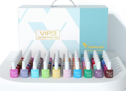 Coffret Vernis à ongles - 60 couleurs de vernis à ongles Gel base Carte de couleur - Manucure - shop
