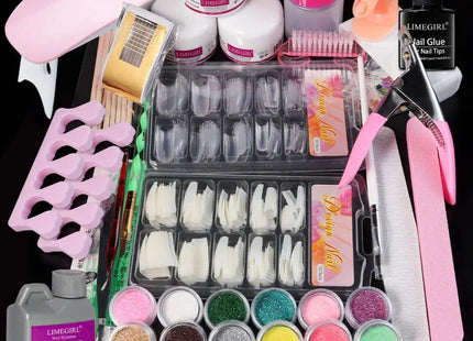 Extension des ongles Ensemble complet de poudres acryliques - Manucure - shop