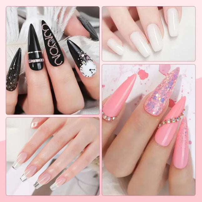 Kit Acrylique : Perceuse Électrique + Gels lampe à ongles LED - Manucure - shop