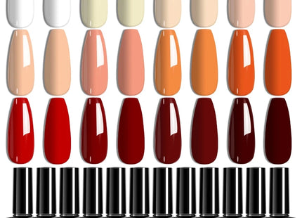 Kit de 12 Vernis Gel Semi - Permanent 8ml - Manucure - shop