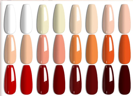 Kit de 12 Vernis Gel Semi - Permanent 8ml - Manucure - shop