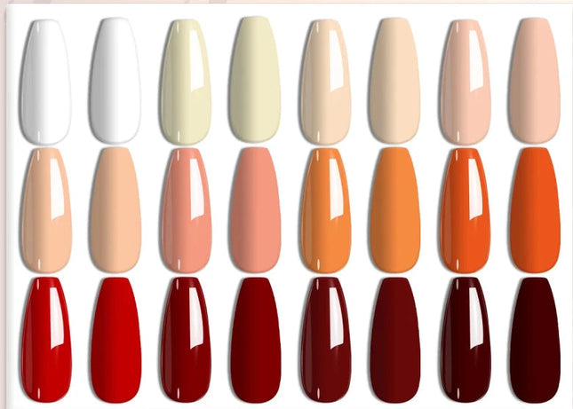 Kit de 12 Vernis Gel Semi - Permanent 8ml - Manucure - shop