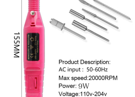 Kit de manucure professionnel avec lampe UV LED perceuse à ongles électrique - Manucure - shop