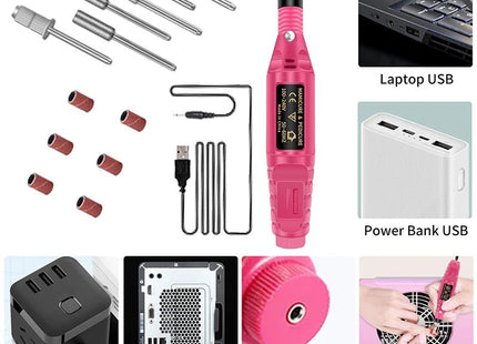 Kit de manucure professionnel avec lampe UV LED perceuse à ongles électrique - Manucure - shop