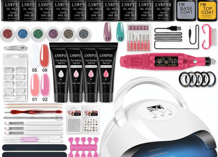 Kit de manucure professionnel avec lampe UV LED perceuse à ongles électrique - Manucure - shop