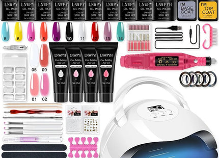 Kit de manucure professionnel avec lampe UV LED perceuse à ongles électrique - Manucure - shop