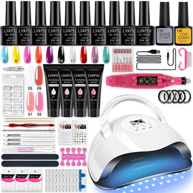 Kit de manucure professionnel avec lampe UV LED perceuse à ongles électrique - Manucure - shop