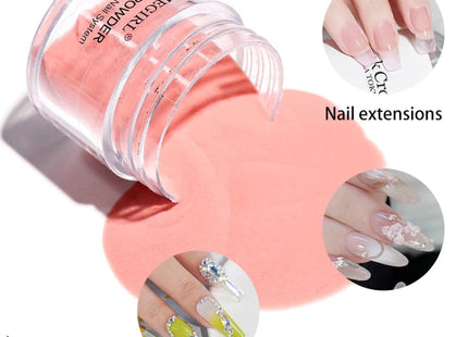 Kit de Poudre Acrylique Rose et Blanc - Extensions d'Ongles - Manucure - shop