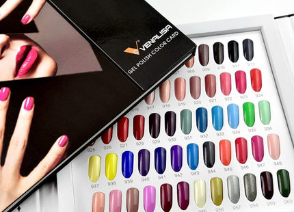 Kit de vernis à ongles Gel 60 belle couleurs avec carte - Manucure - shop