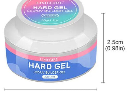 Kit Gel d'Extension pour Ongles - 3 Pièces avec Formes et Brosse - Manucure - shop