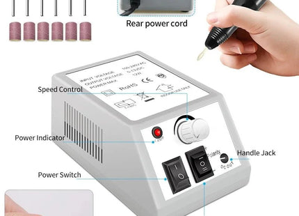 Kit Manucure Complet : Lampe UV/LED + Ponceuse 20000 RPM + 18 Vernis Gel - Manucure - shop