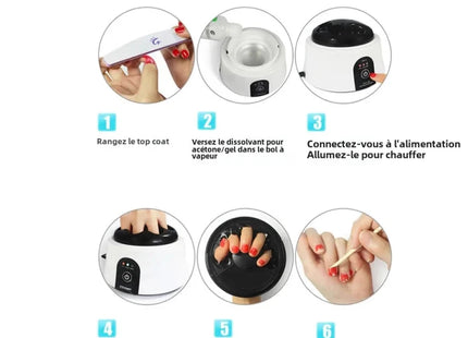 Machine à Vapeur Électrique pour Retirer Vernis Gel - Steamer 02 - Manucure - shop