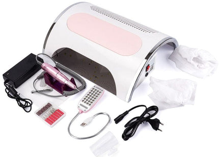 Manucure 5 en 1 Perceuse à ongles - aspirateur - sèche - ongles - lampe - Manucure - shop