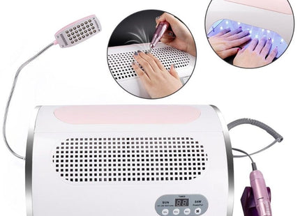 Manucure 5 en 1 Perceuse à ongles - aspirateur - sèche - ongles - lampe - Manucure - shop