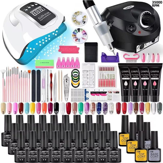 Manucure complète kit Lampe UV/LED et 27 Vernis Semi - Permanents - Manucure - shop