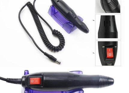 Séchoir aspirateur à ongles lampe LED perceuse - Manucure - shop