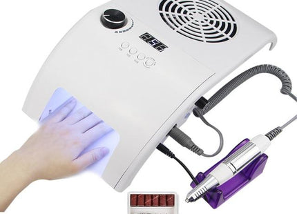 Séchoir aspirateur à ongles lampe LED perceuse - Manucure - shop