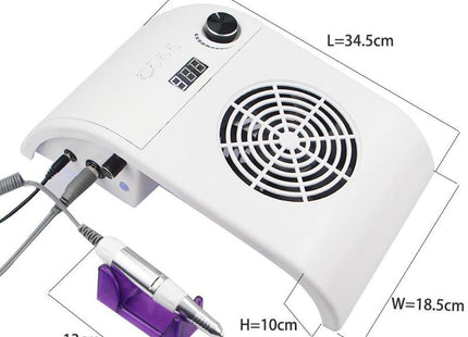 Séchoir aspirateur à ongles lampe LED perceuse - Manucure - shop